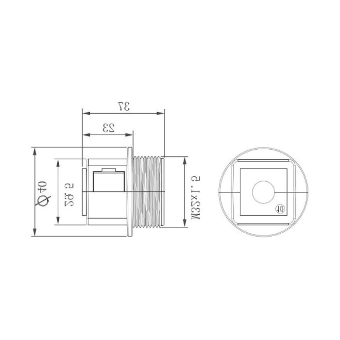 KBL电缆引入系统、螺纹规格M32x1.5、螺纹长度14 mm、KBL-QVT32、047321